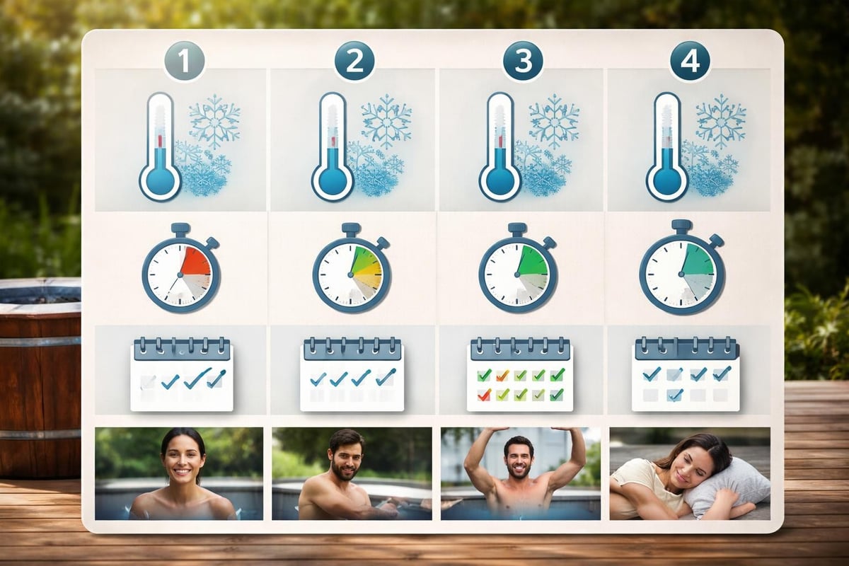 Ice bath progression plan