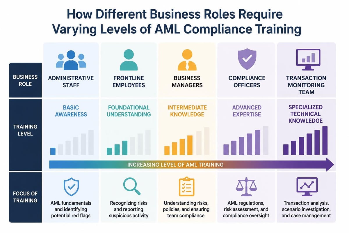 AML training role requirements