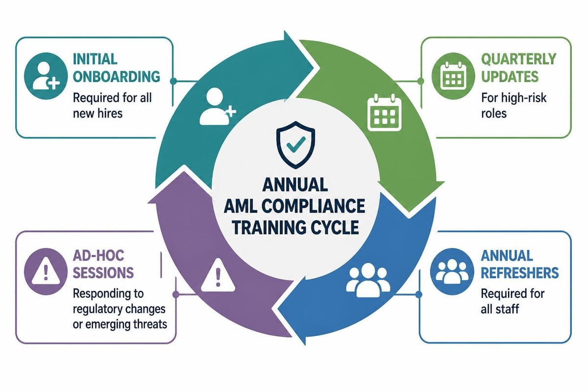 AML training schedule framework
