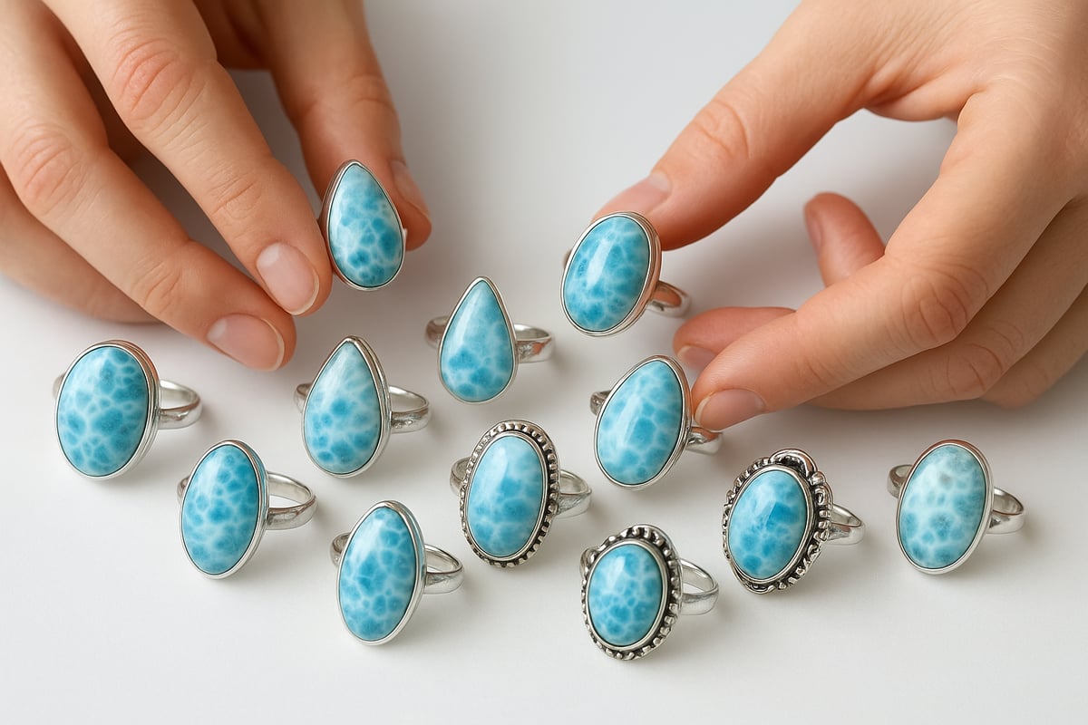 Step-by-Step: How to Choose the Perfect Larimar Sterling Silver Ring