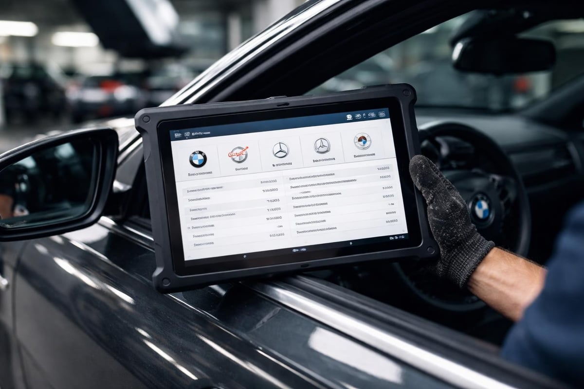 European vehicle diagnostic process