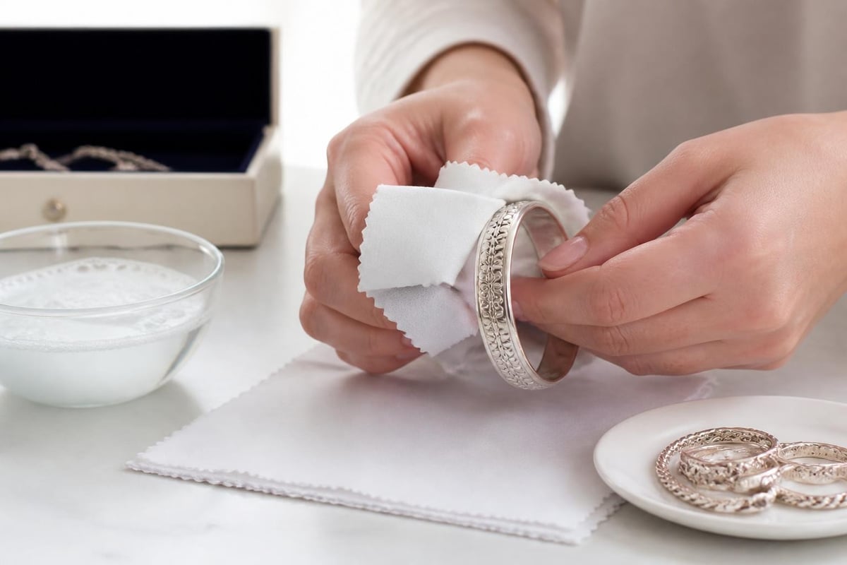 Sterling silver care techniques