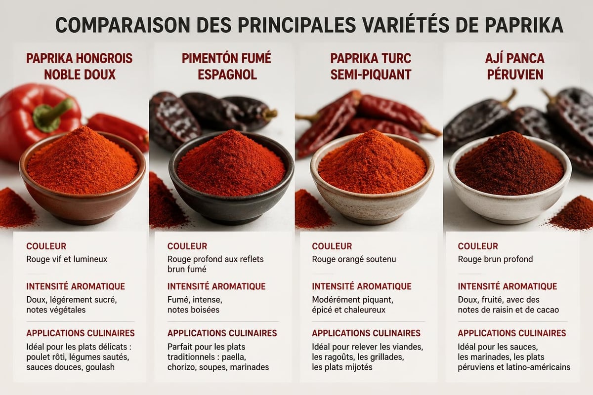 Variétés de paprika