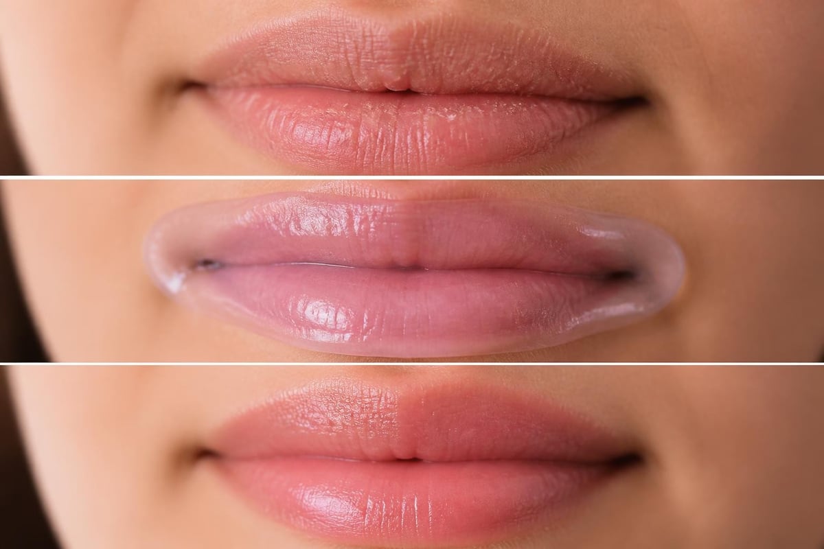 Lip mask repair process