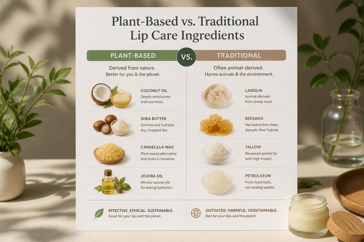 Vegan lip care ingredients