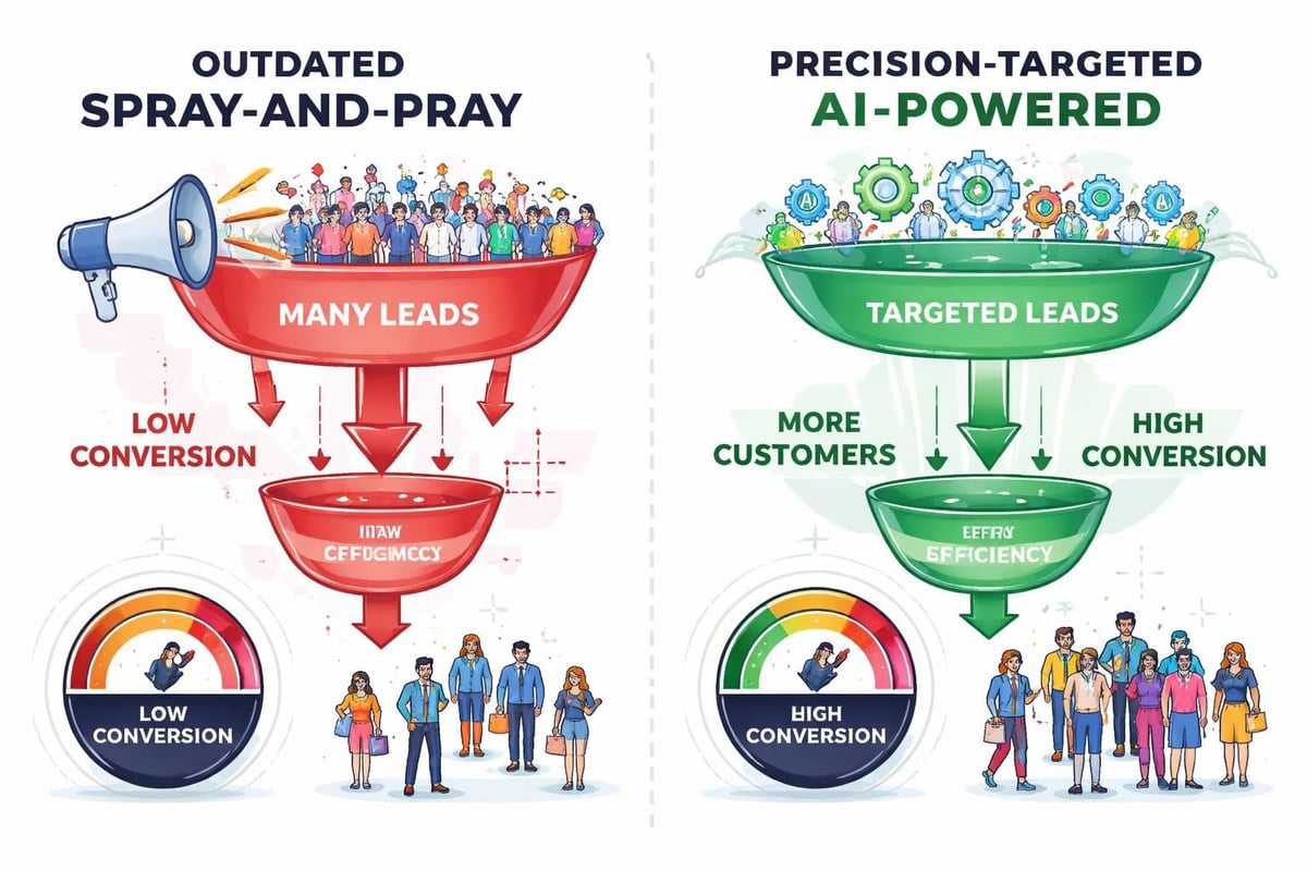 Traditional vs modern lead marketing