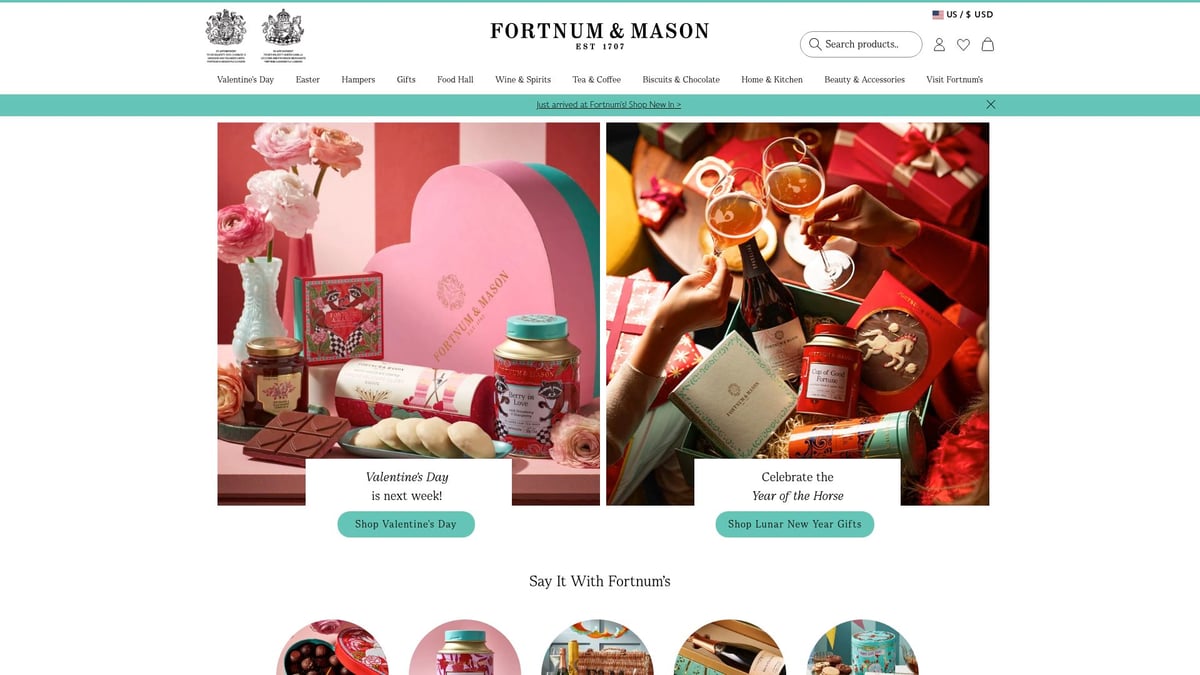 9 Best Luxury Corporate Gift Boxes to Impress in 2026 - Fortnum & Mason: The Hamper Collection