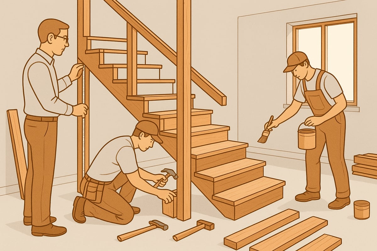 Planning and Building Timber Framed Stairs: Step-by-Step Process