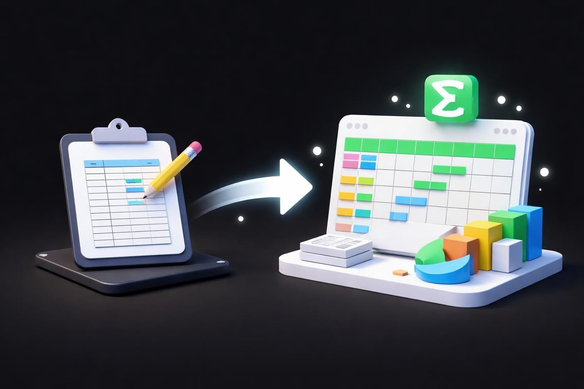 Excel automation workflow
