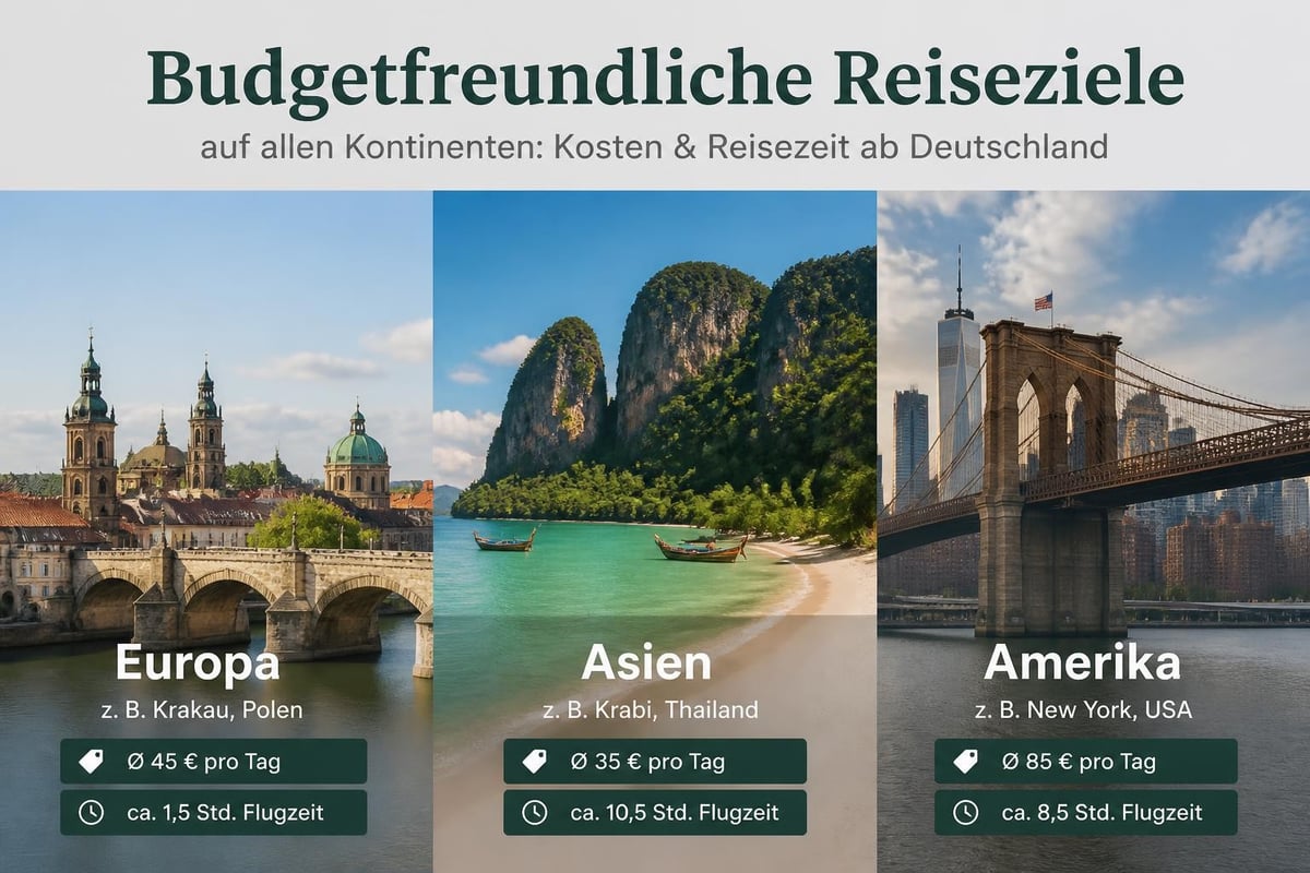 G&uuml;nstige Urlaubsziele weltweit