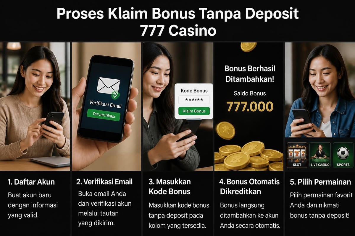 Bonus tanpa deposit flow