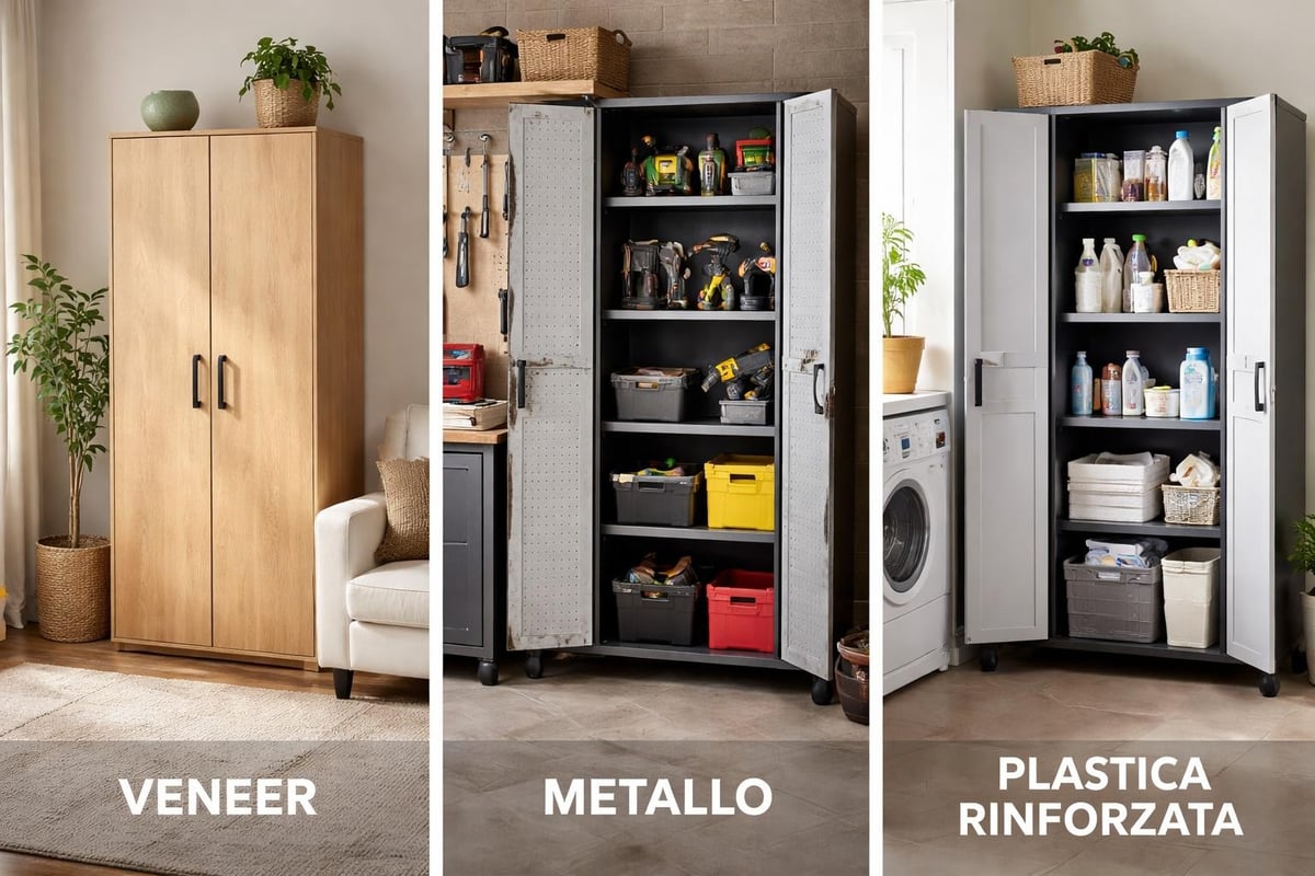 Comparazione materiali armadio