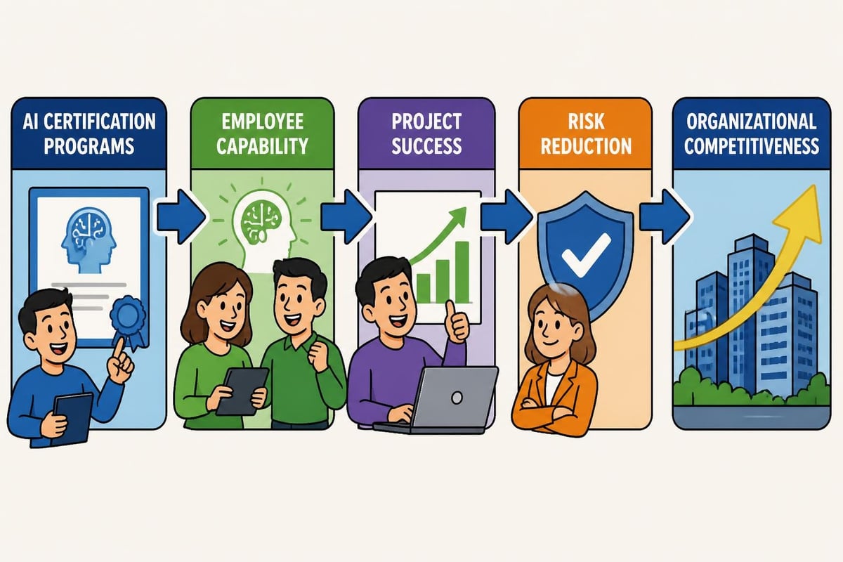 Corporate AI certification ROI framework