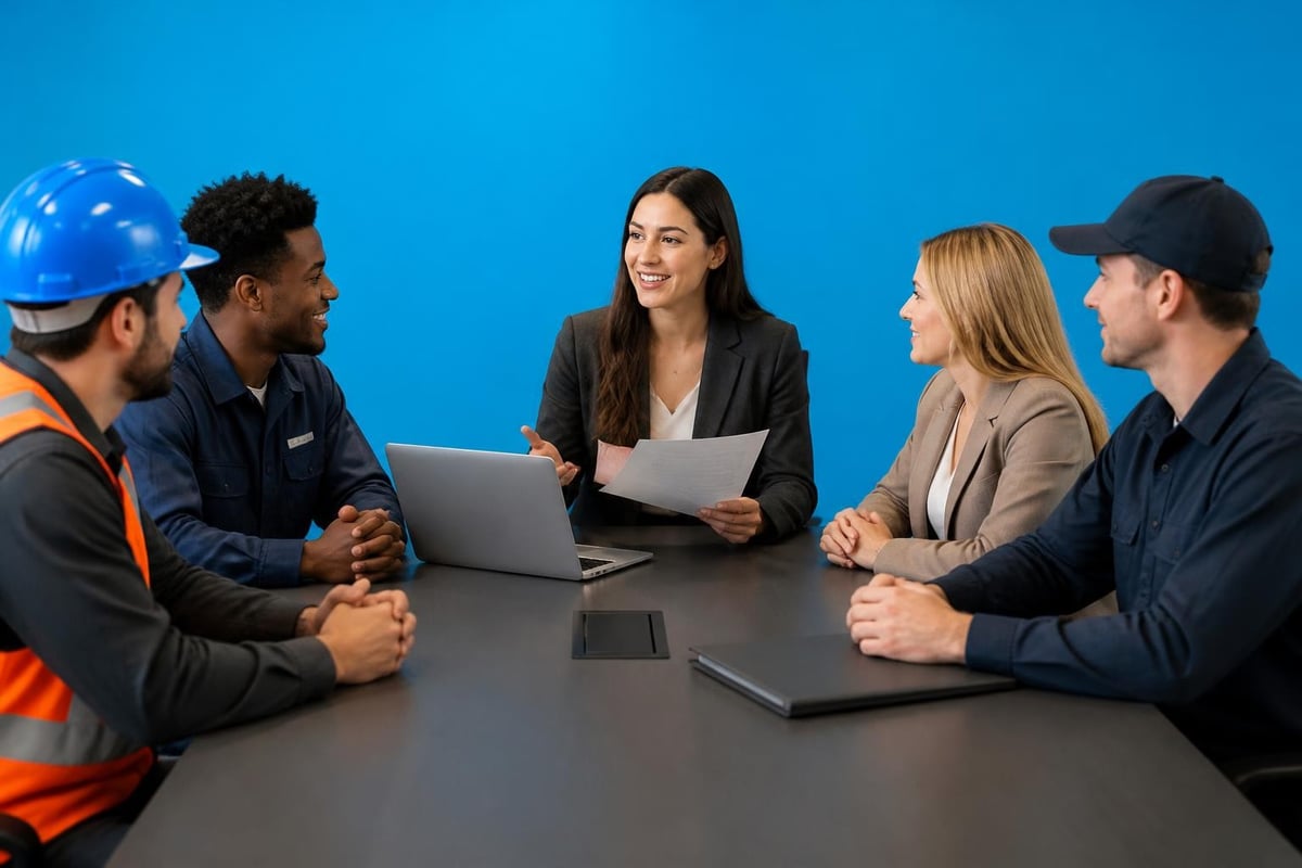 Staffing agency specializations across industrial sectors
