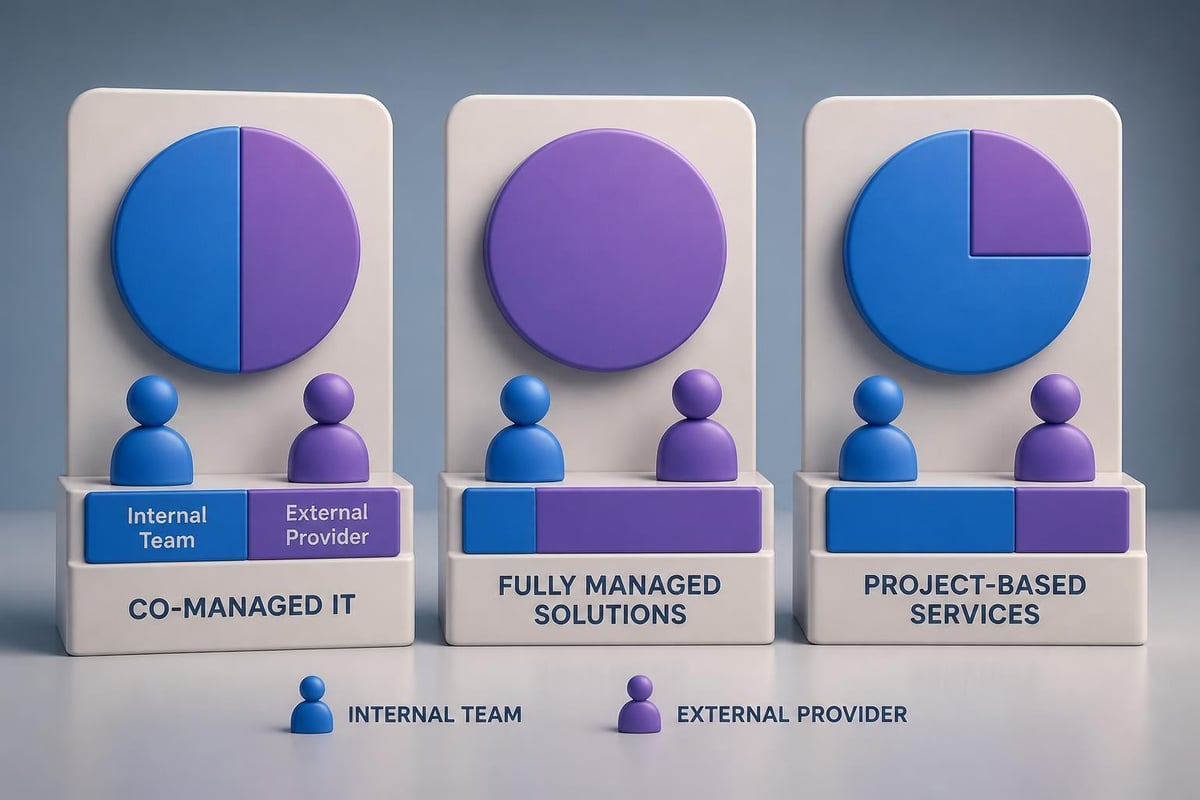 Service delivery model comparison