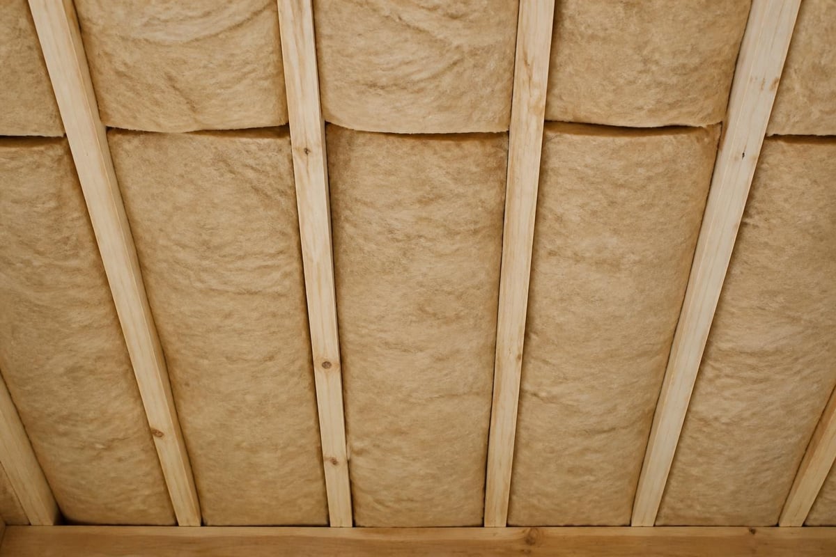 Proper ceiling insulation fitting technique