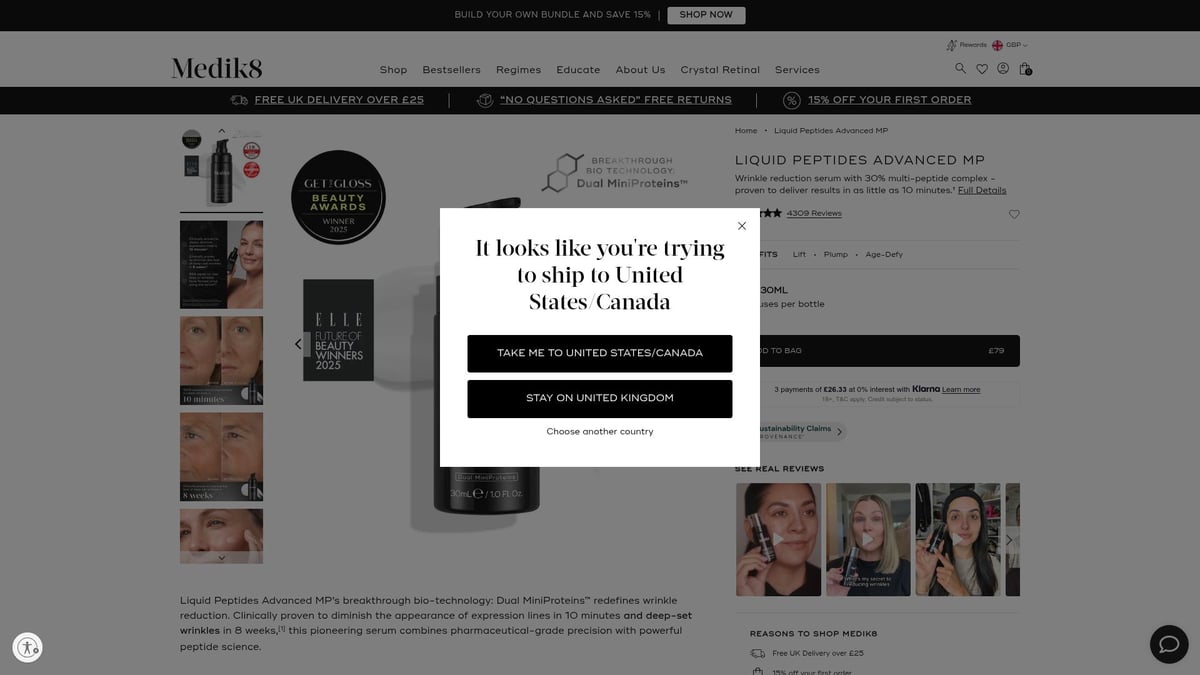 10 Must-Have Beauty Buys to Try in 2026 - Medik8 Liquid Peptides Advanced MP Serum