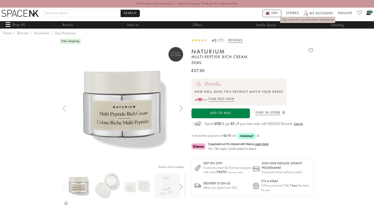 10 Must-Have Beauty Buys to Try in 2026 - Naturium Multi-Peptide Rich Cream