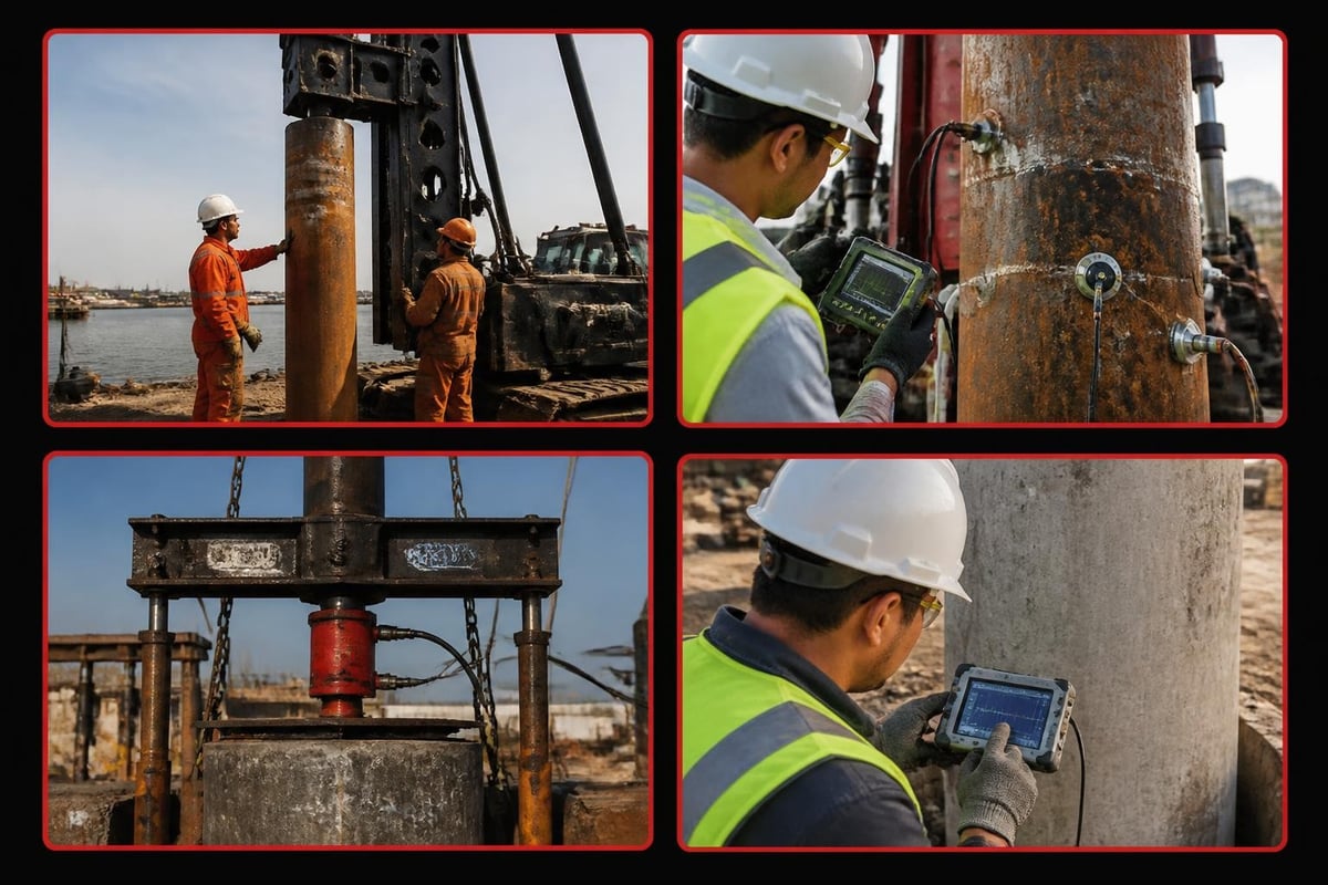 Piling quality control procedures