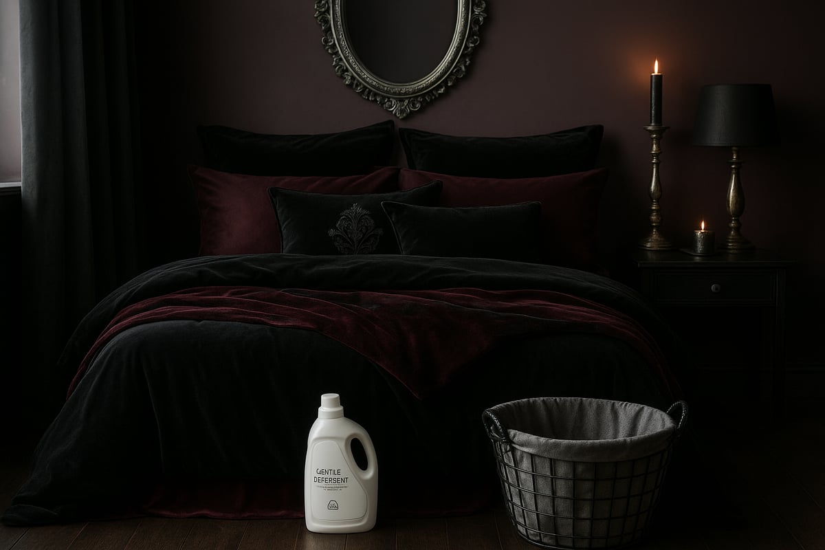 Caring for and maintaining gothic bed sheets