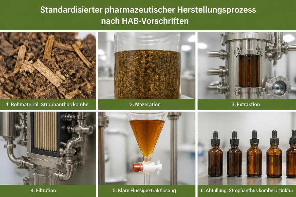 Urtinktur Herstellungsprozess