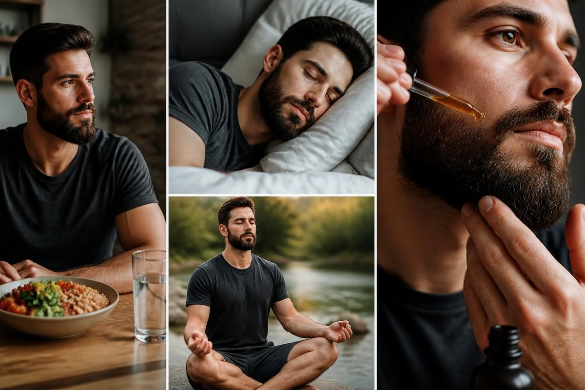 Holistic beard growth factors