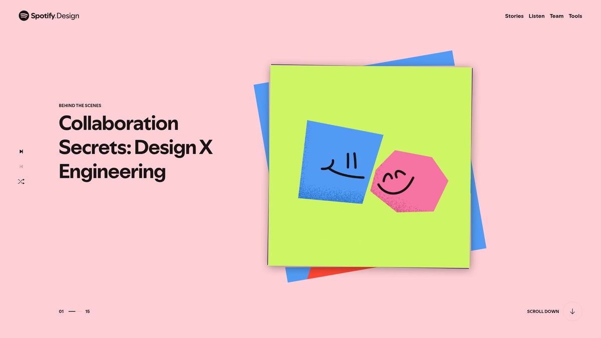9 Stunning Awesome Web Designs to Inspire You in 2025 - Spotify Design – Storytelling Showcase