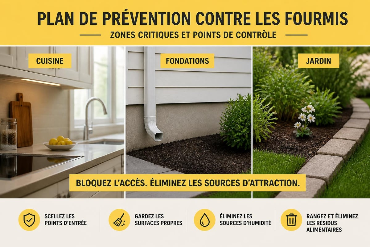 Prévention des invasions de fourmis