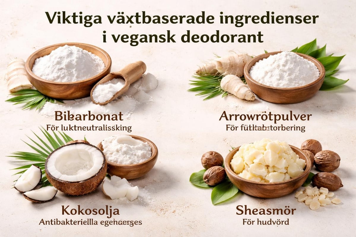 Veganska deodorantingredienser