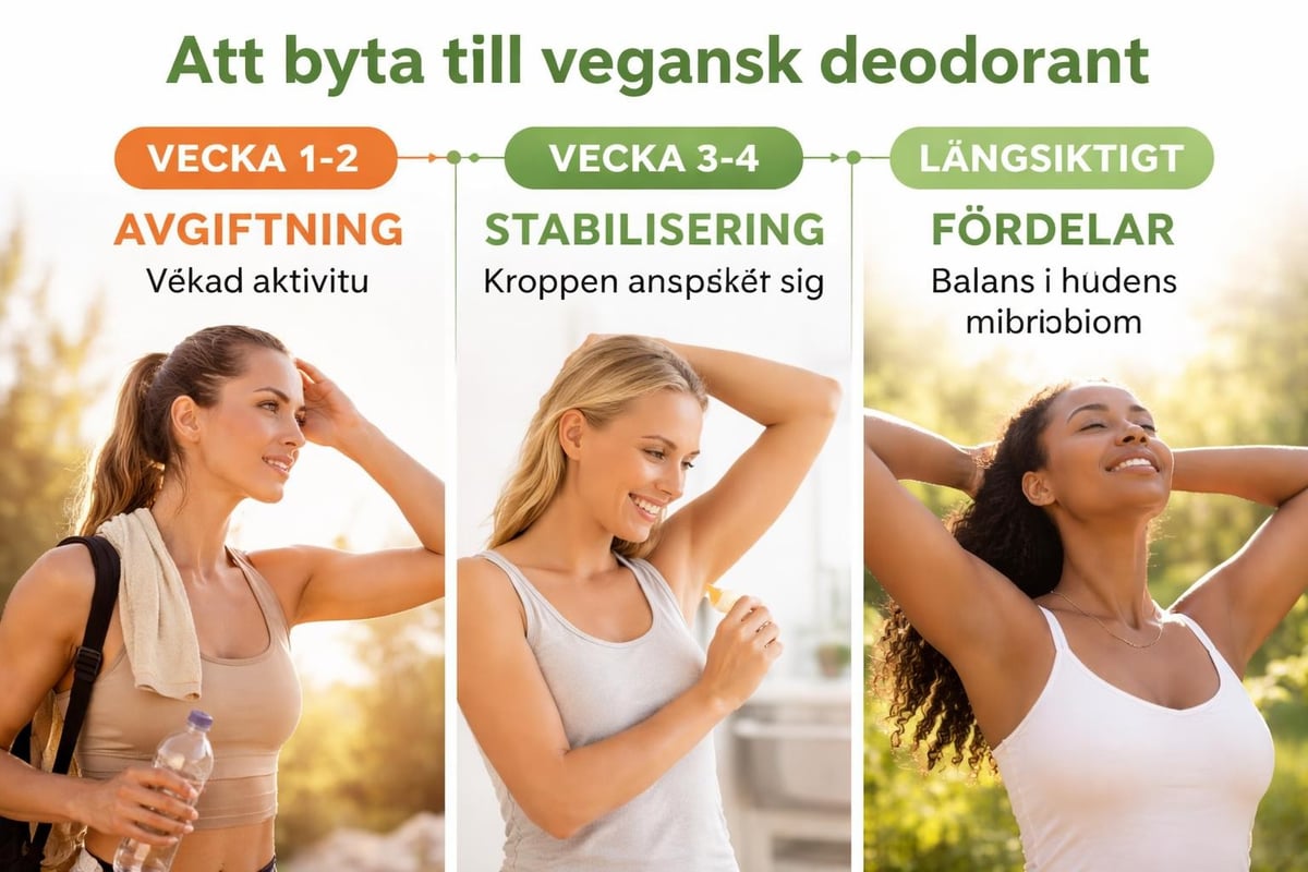 Övergång till naturlig deodorant