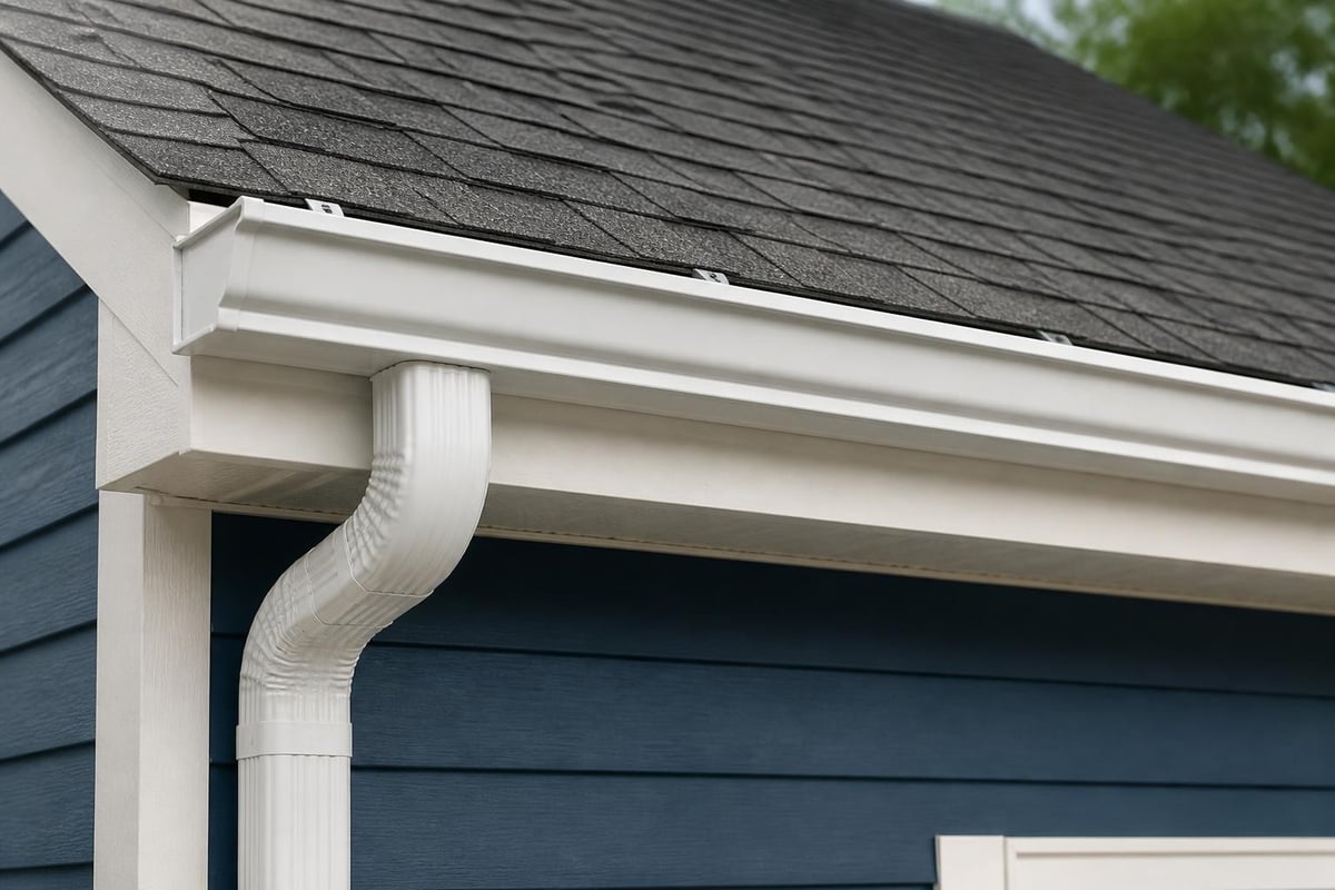 Proper gutter installation