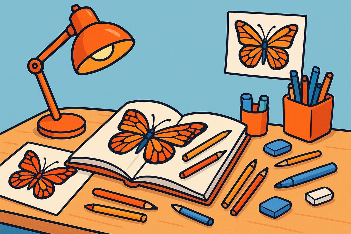 Essential Supplies and Tools for Butterfly Coloring