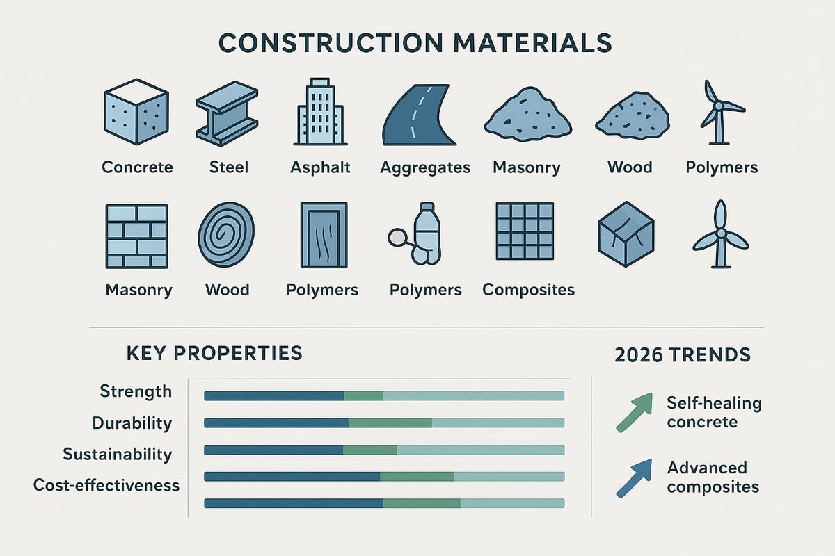 Overview of Construction Materials in 2026