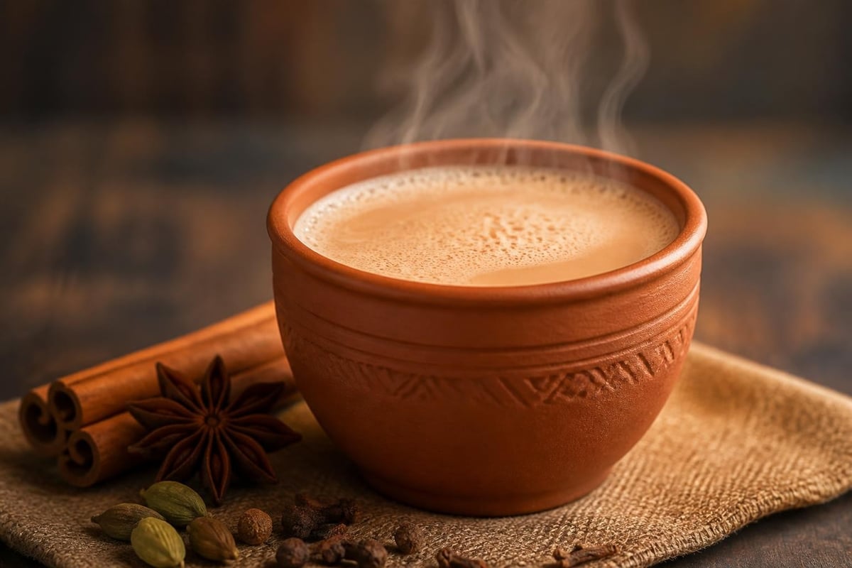 Service du chaï latte