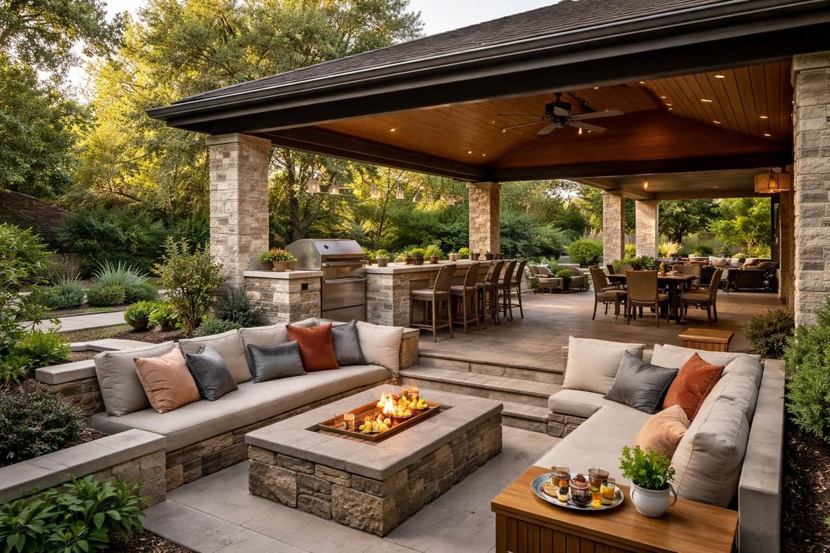 Outdoor living space design