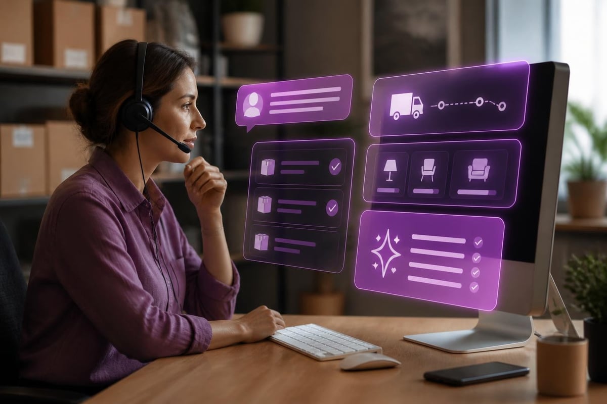 AI customer service ERP