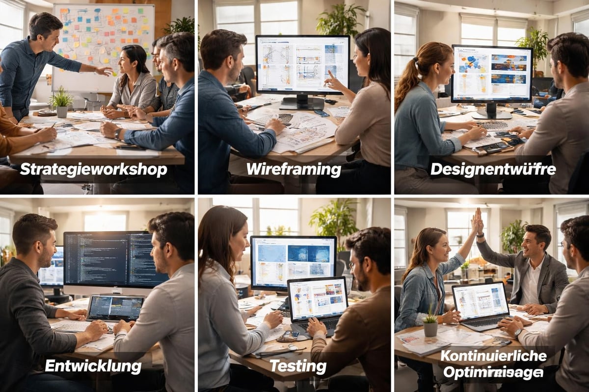 Projektablauf Webdesign