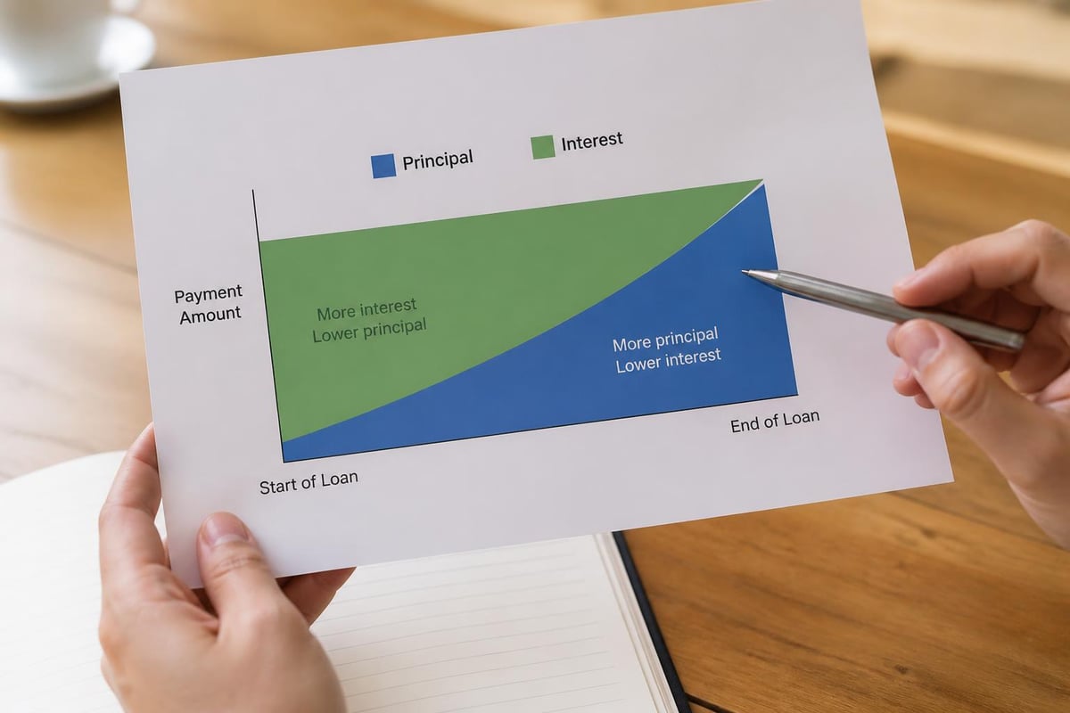 Loan amortization breakdown