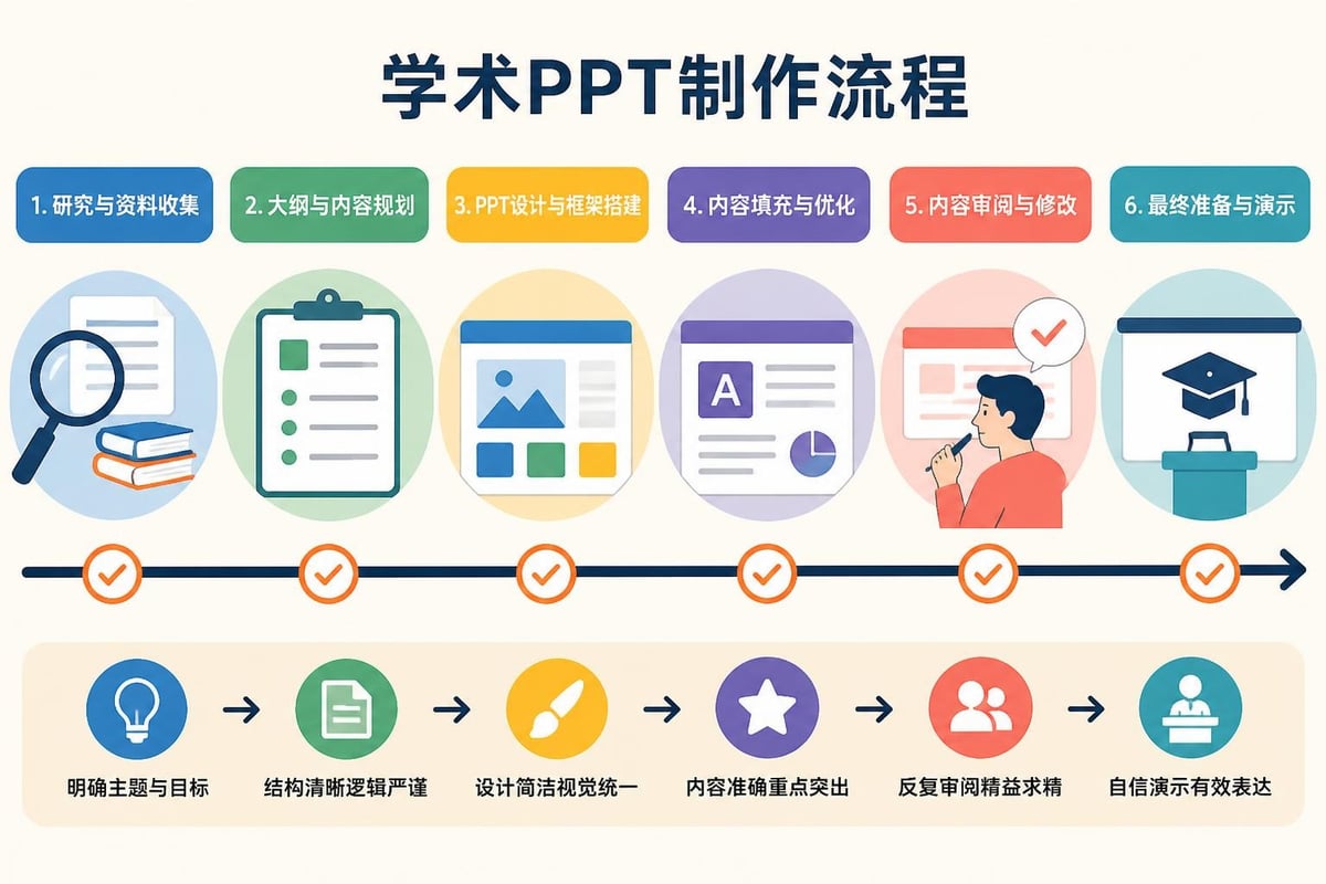 學術PPT製作流程