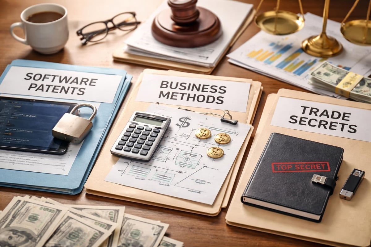 Financial IP asset categories