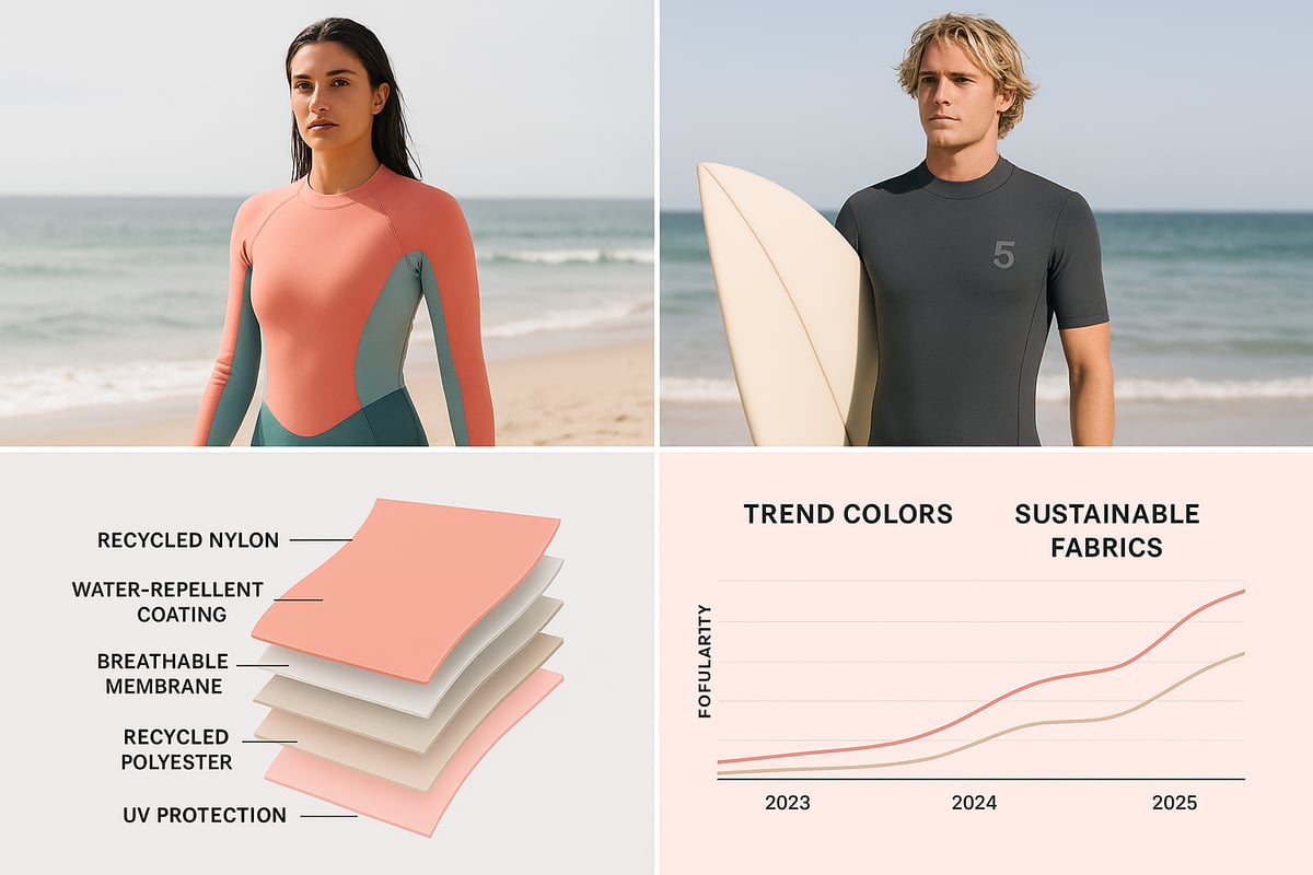 Die wichtigsten Trends für Surf Swimwear 2025