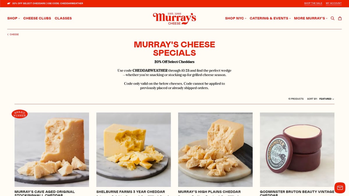 9 Amazing Best Gift Baskets for Christmas in 2025 - Murray’s Cheese Holiday Feast Collection