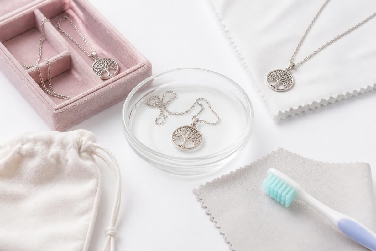 Sterling silver care routine