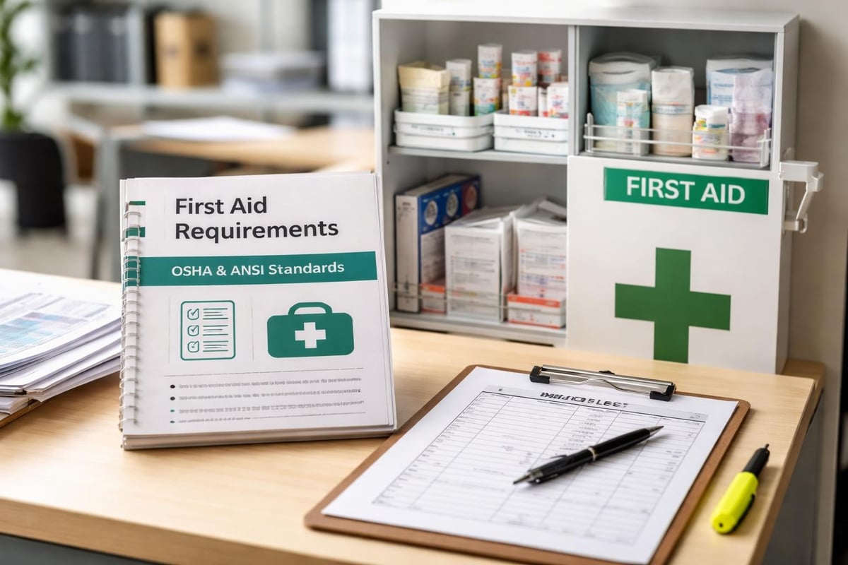 First aid documentation compliance