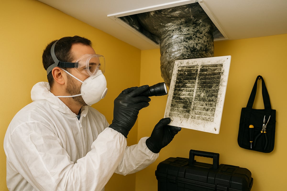 How to Identify Mold in Air Ducts