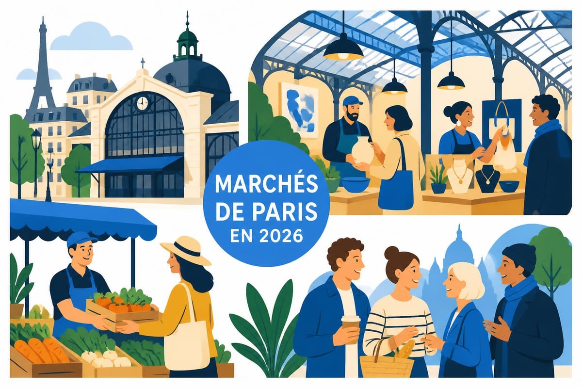 Marchés et commerces parisiens