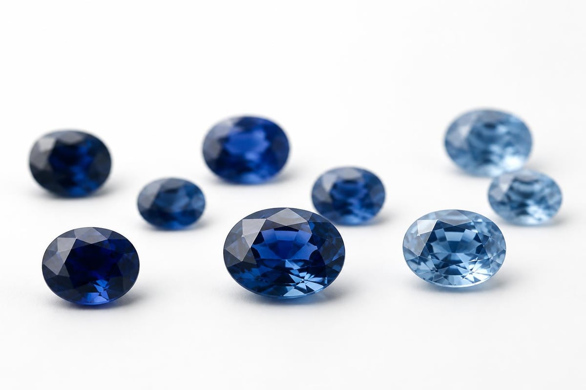 Blue gemstone value factors