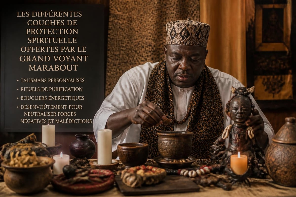 Grand Voyant Marabout : Pouvoirs et Services Spirituels Protection spirituelle marabout