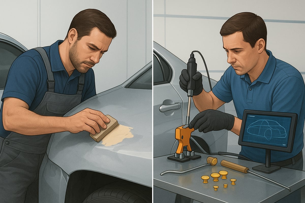 Dent Repair Methods in 2025: Traditional vs. Modern Techniques