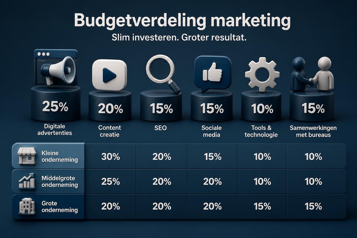 Marketing budget distribution
